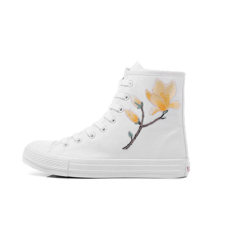 Belifi Fashion Wild High-Top Canvas Shoes