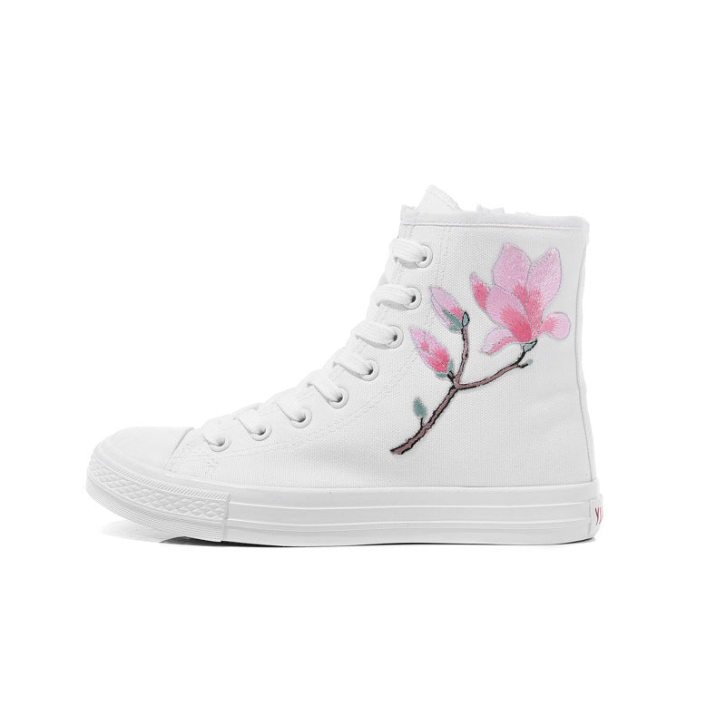 Belifi Fashion Wild High-Top Canvas Shoes