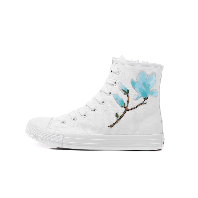 Belifi Fashion Wild High-Top Canvas Shoes