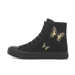 Belifi Casual Printed Butterfly High Top Shoes