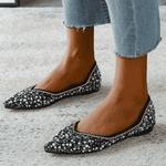 Belifi Rhinestone Flat Bling Diamonds Bridal Shoes