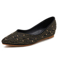 Belifi Versatile Diamond Slope Heel Comfortable Doudou Shoes
