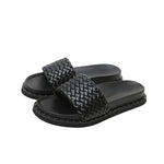 Belifi Comfortable Woven Flat Slippers