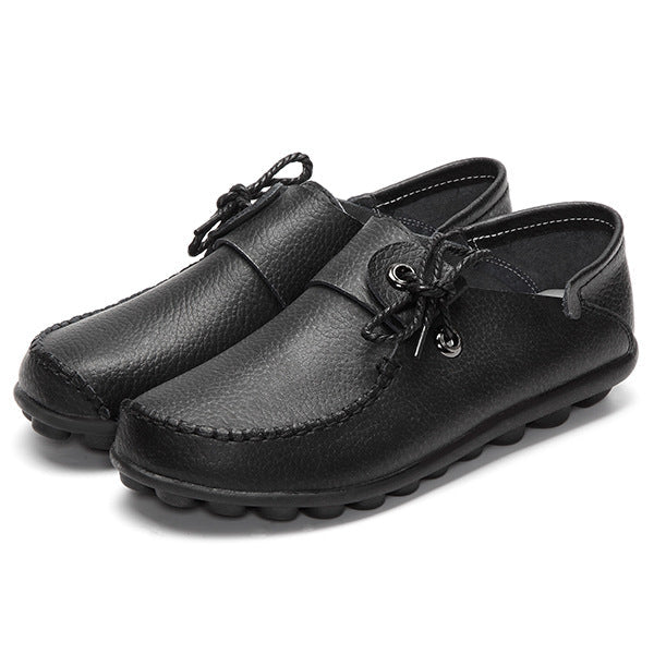 Belifi Flat Beef Tendon Low Top Casual Shoes