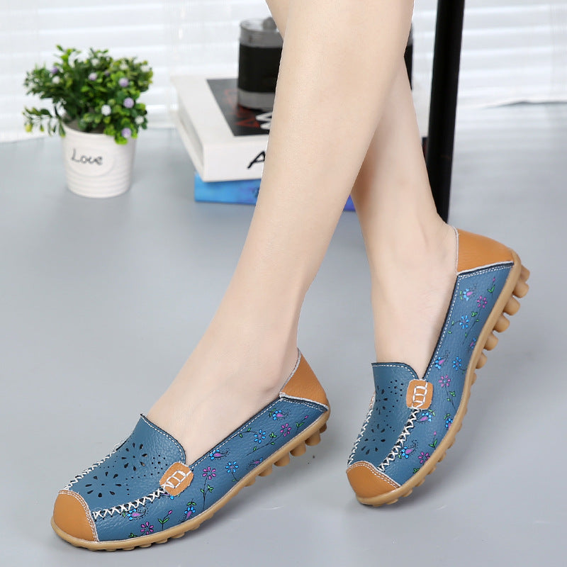 Belifi Casual Shoes Shallow Mouth Round Head Flat Bottom Women's Shoes