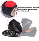 Belifi Women's Rhinestone Flats Fashion Sequin Wedding Shoes