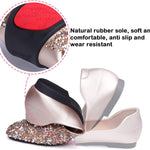 Belifi Women's Rhinestone Flats Fashion Sequin Wedding Shoes