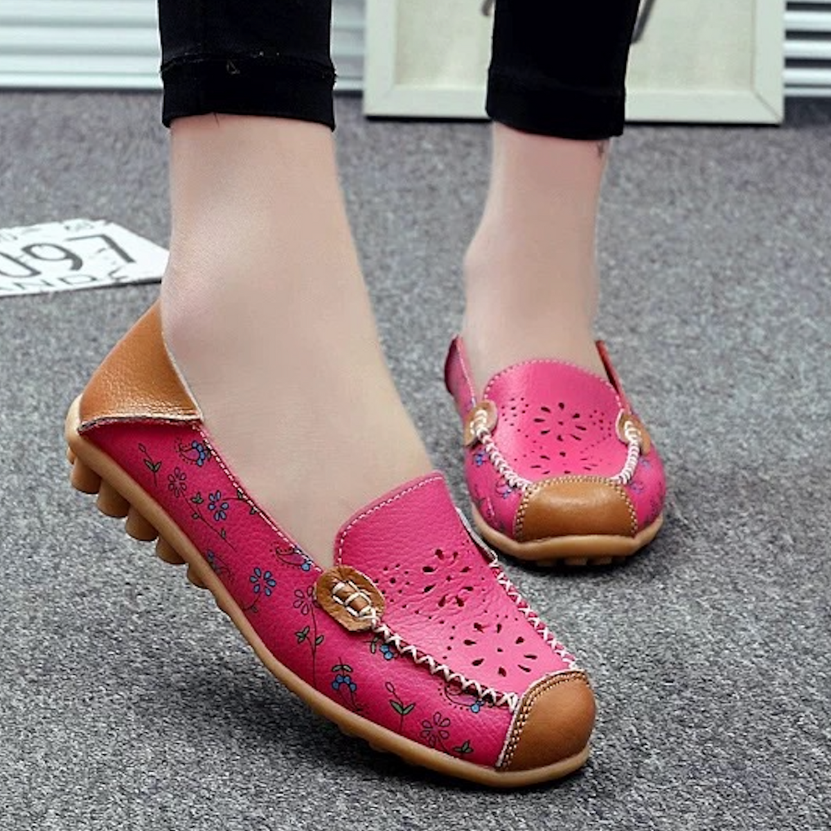 Belifi Casual Shoes Shallow Mouth Round Head Flat Bottom Women's Shoes