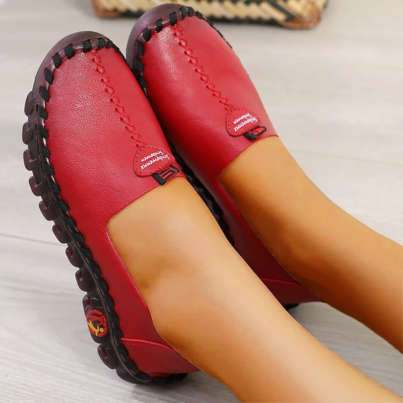 Belifi Women's Wide Fit Thick Sole Flats Shoes