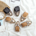 Belifi Rhinestone Flats Casual Comfort Dressy Flats For Wedding Fox Slippers CF306