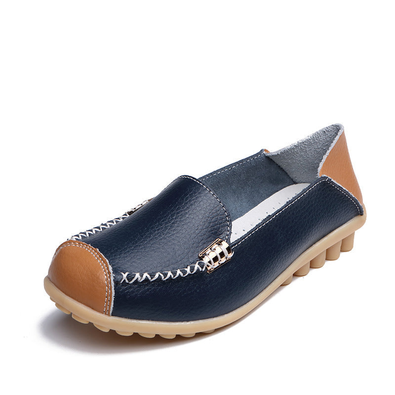 Belifi Lace-up Flat Bottom Leisure And Comfortable Shoes