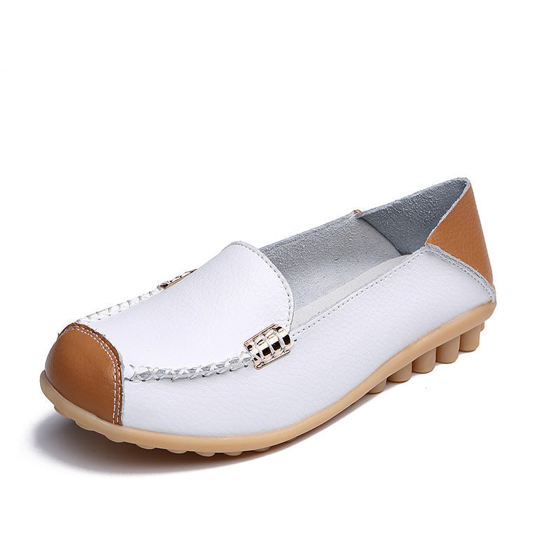 Belifi Lace-up Flat Bottom Leisure And Comfortable Shoes