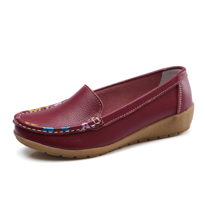 Belifi New Ethnic Style Flat Heel Soft Soled Shoes