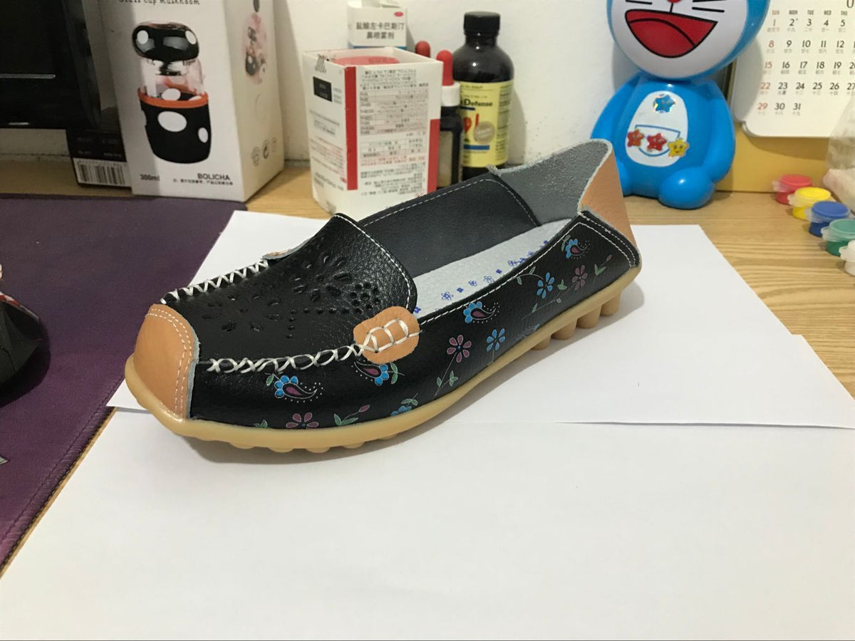Belifi Flowers Hollowed Out Casual Shoes