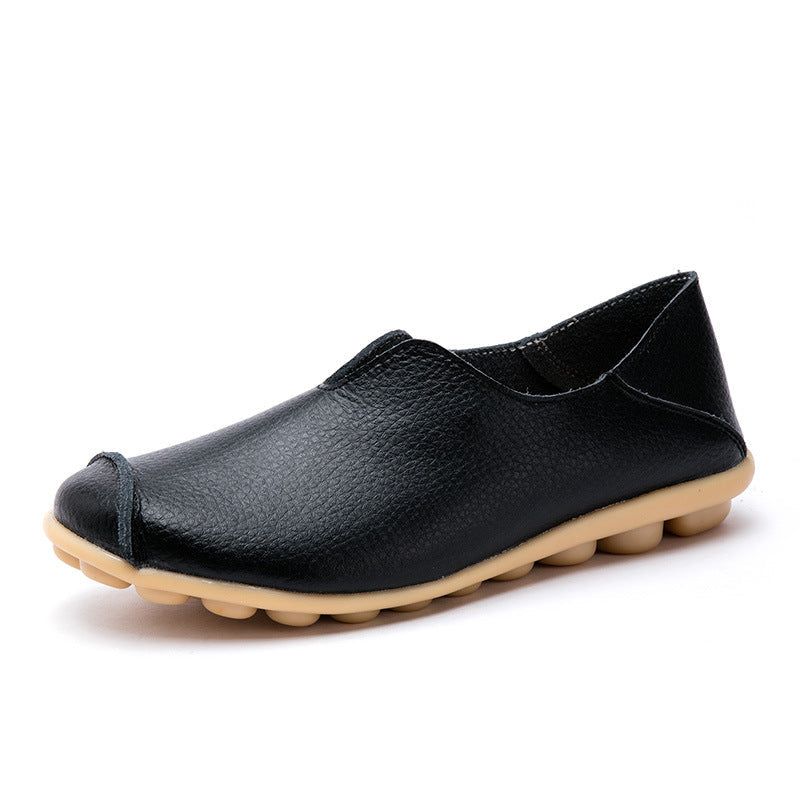 Belifi Casual flat heel cow tendon low top shoes