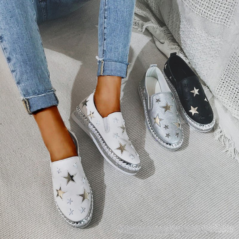 Belifi Fashion Thick Bottom Casual Flat Bottom Shoe