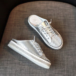 Belifi RhinestoneHollow Breathable Sippers