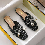 Belifi Flat Fashion Toe Slippers