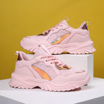 Belifi Breathable Mesh Platform Sneakers