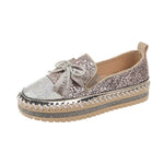 Belifi Shimmering Butterfly: Rhinestone-Encrusted Slip-On Shoes
