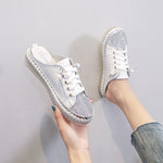 Belifi RhinestoneHollow Breathable Sippers