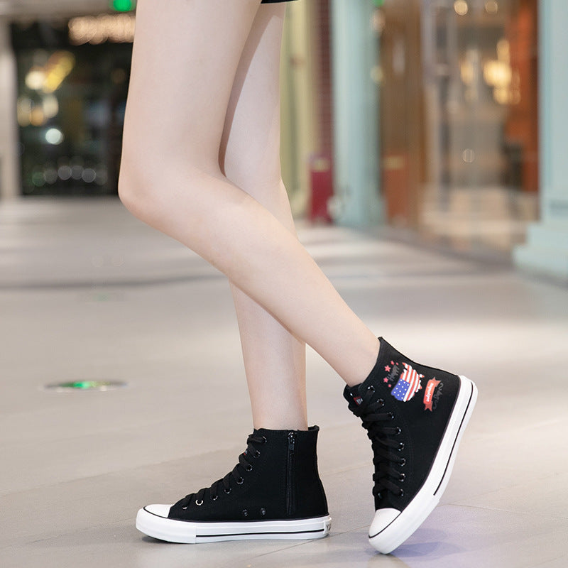 Belifi Fashion Printed High Top Shoes