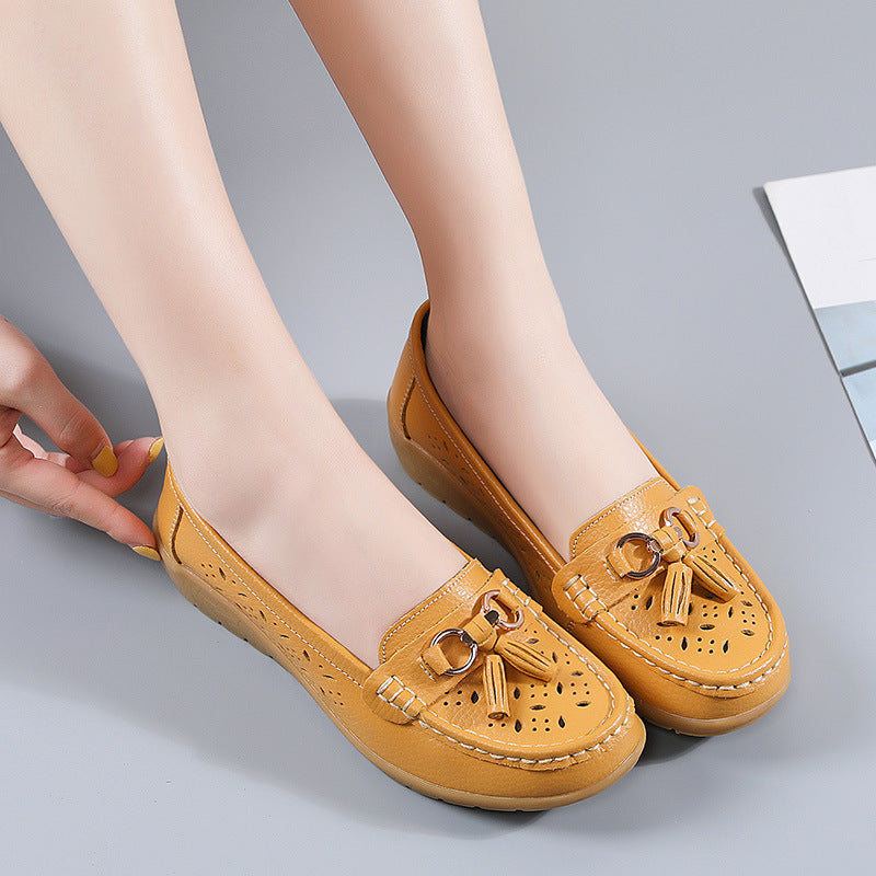 Belifi Summer Hollow Out New Leather Shoes