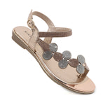 Belifi Rhinestone Comfortable Versatile Flat Sandals