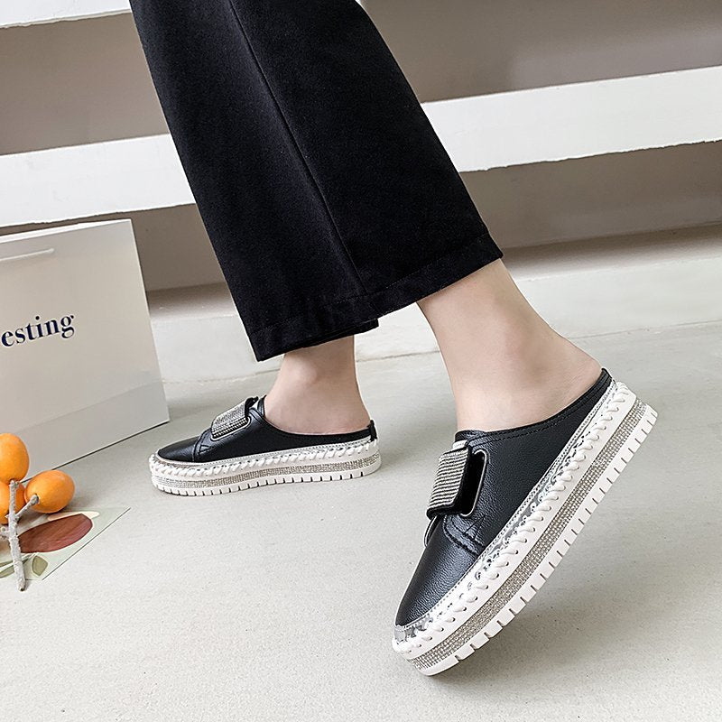 Belifi Fashionable CasualVelcro Slippers