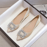 Belifi Lustrous GemSquare Leather Loafers