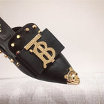 Version Of Rhinestone Flat-bottome Casual Slippers