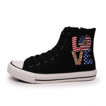 Belifi Fashion Versatile High Top Canvas Shoes