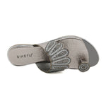 Belifi Flat Bottom Water Diamond Comfortable Sandals