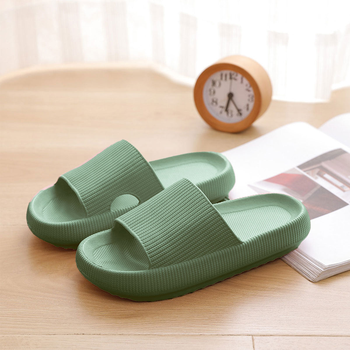 Belifi Thick Sole Anti Slip Soft Sole Slippers