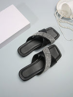 BelifiFlat Bottom Cross Water DiamondSlippers