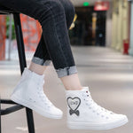 Belifi Casual Sparkling High Top Canvas Shoes