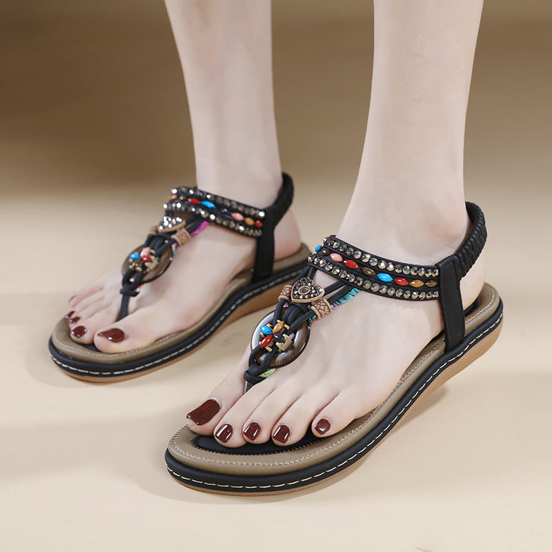 Belifi Rhinestone ComfortableStylish Sandals