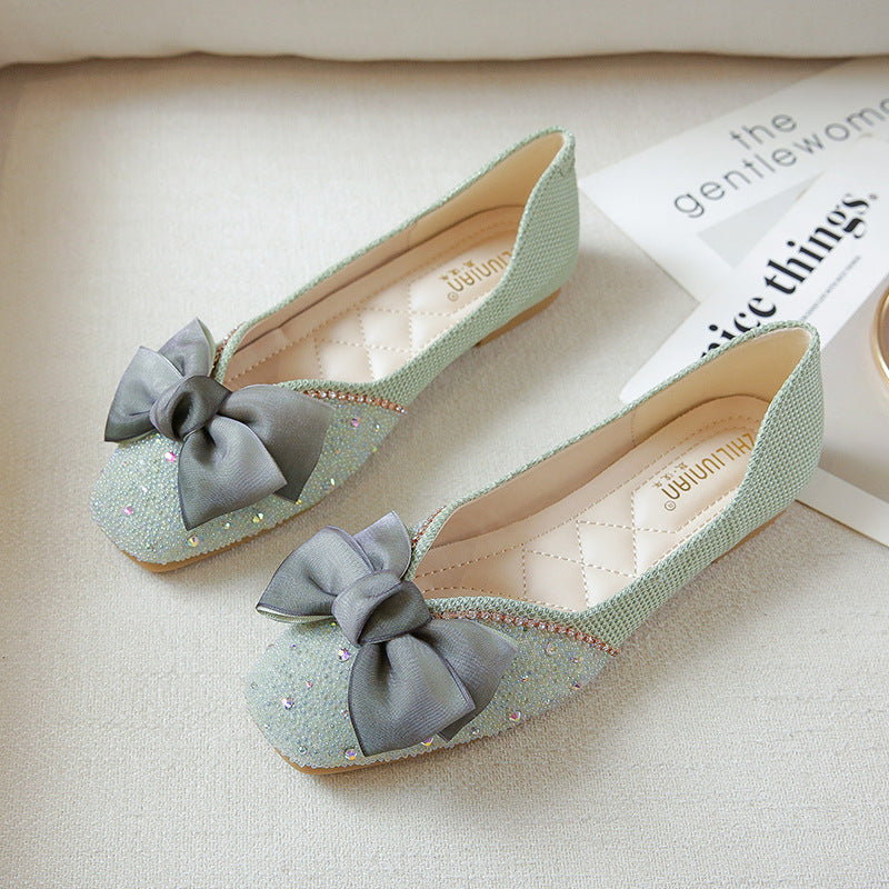 Belifi Women's Rhinestone Flats Fashion Sequin Wedding Shoes