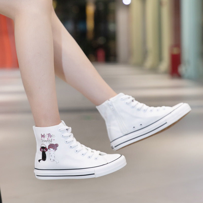 Belifi Cartoon Cute Casual High Top Shoes