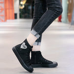 Belifi Casual Sparkling High Top Canvas Shoes