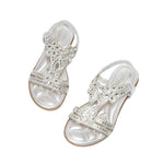 Belifi Casual Flat Bottom Rhinestone Fashion Sandals