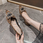 Belifi Leopard Luxe Geometric Gems Loafers