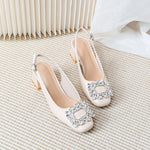 Belifi Parisian Elegance Rhinestone-Enthralled Sandals