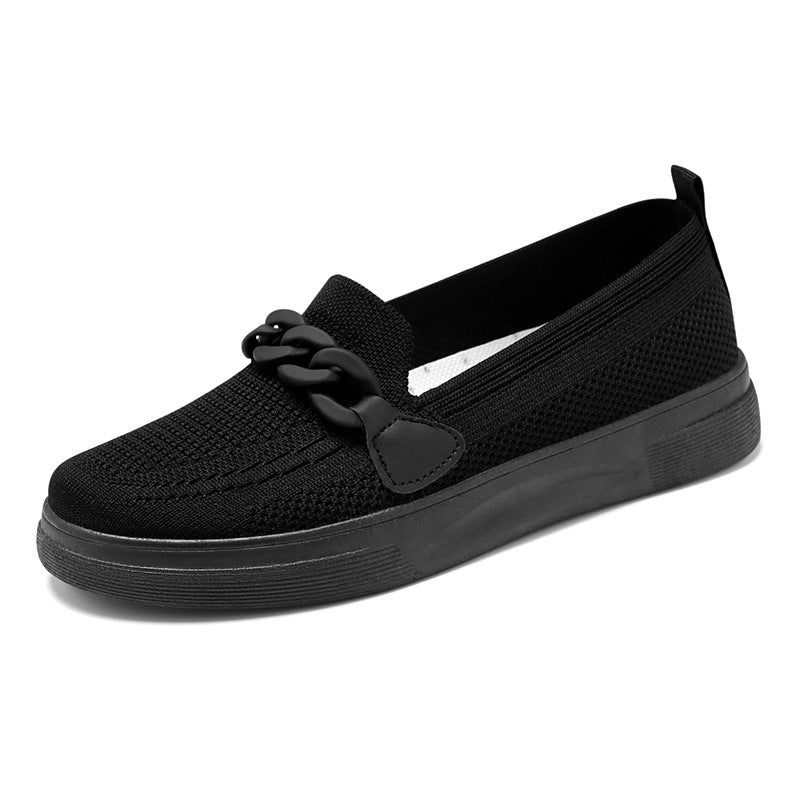 Belifi Flyknit comfortable women's singles shoes