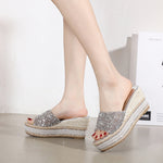 Belifi High Heel Thick Sole PlatformSlippers