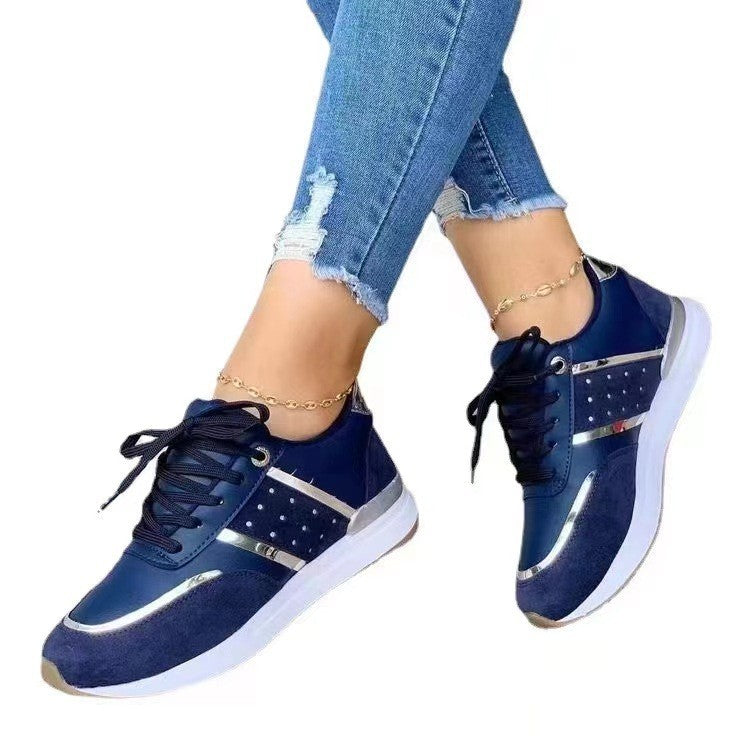 Belifi Shimmer Sequin Sports Sneakers