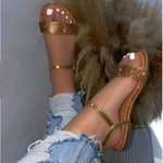 Belifi Rhinestone Flat Bottomed Comfortable Shoes