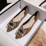 Belifi Leopard Luxe Geometric Gems Loafers