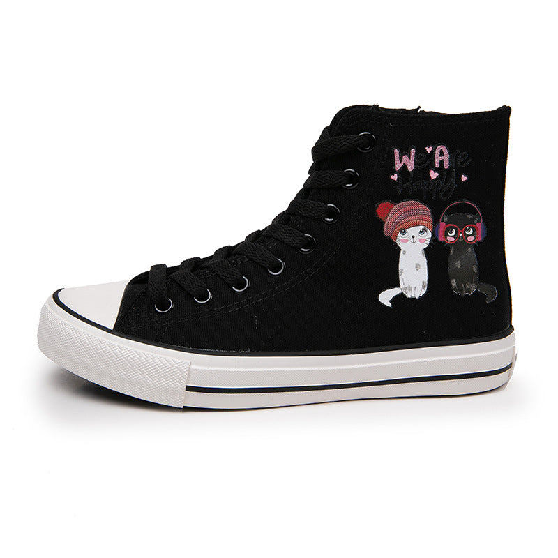 Belifi Cartoon Cute Casual High Top Shoes