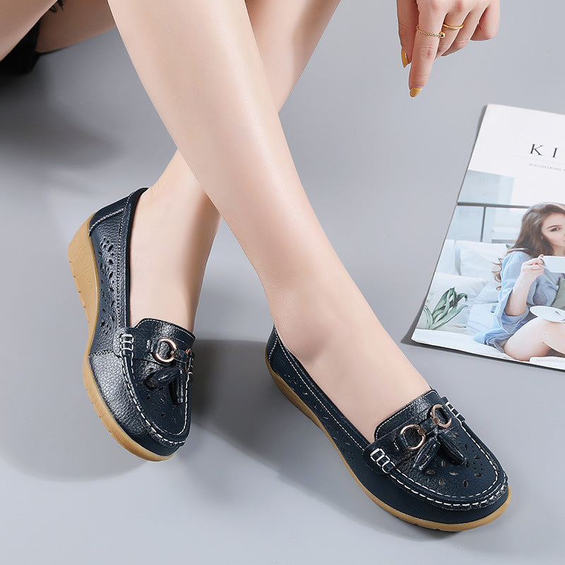 Belifi Summer Hollow Out New Leather Shoes